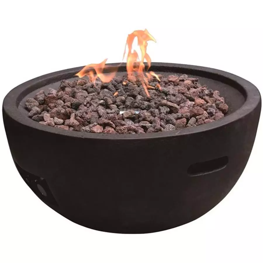 26" Round Jefferson Fire Bowl Propane