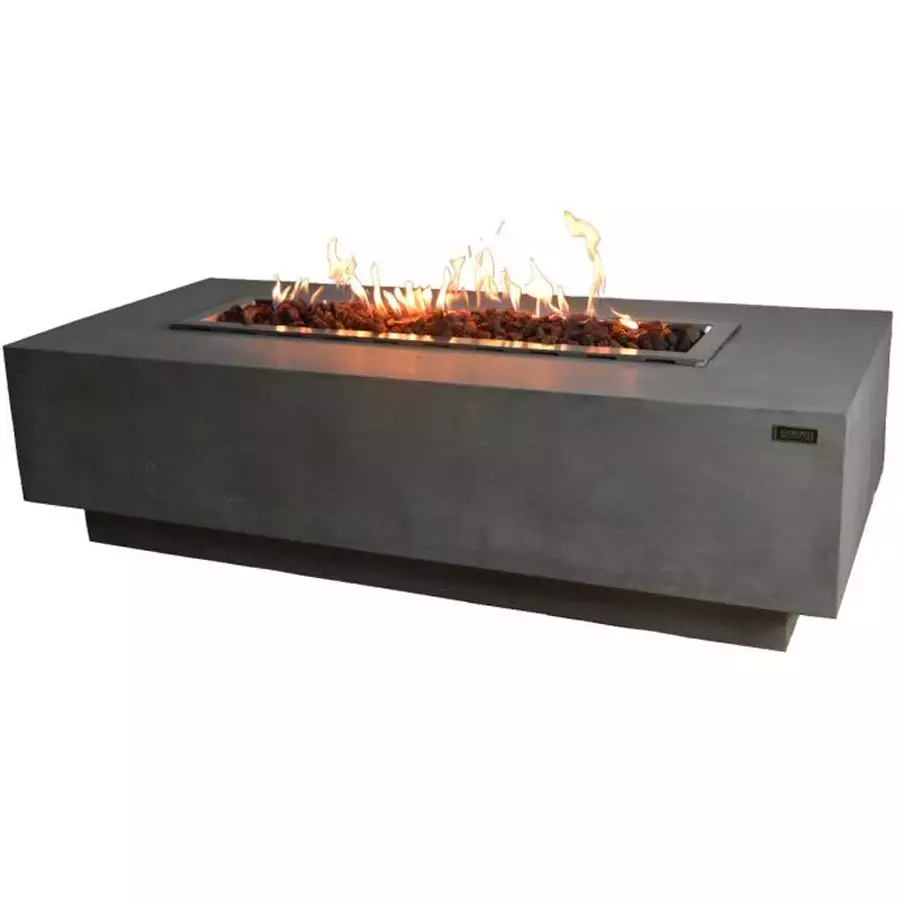 Granville Rectangle Fire Pit Propane