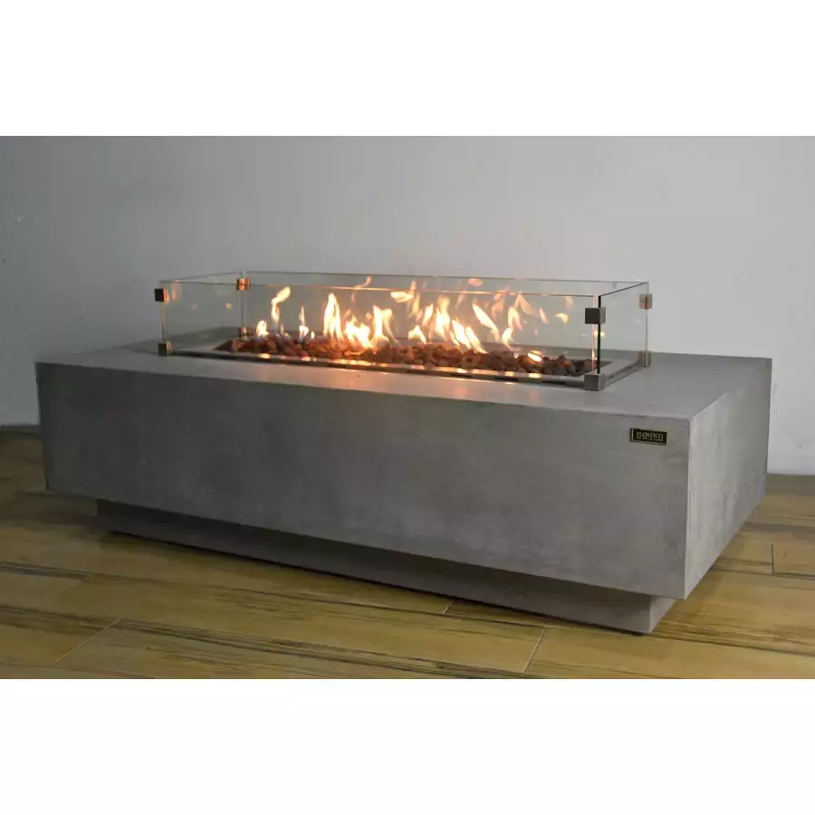 Granville Rectangle Fire Pit Propane