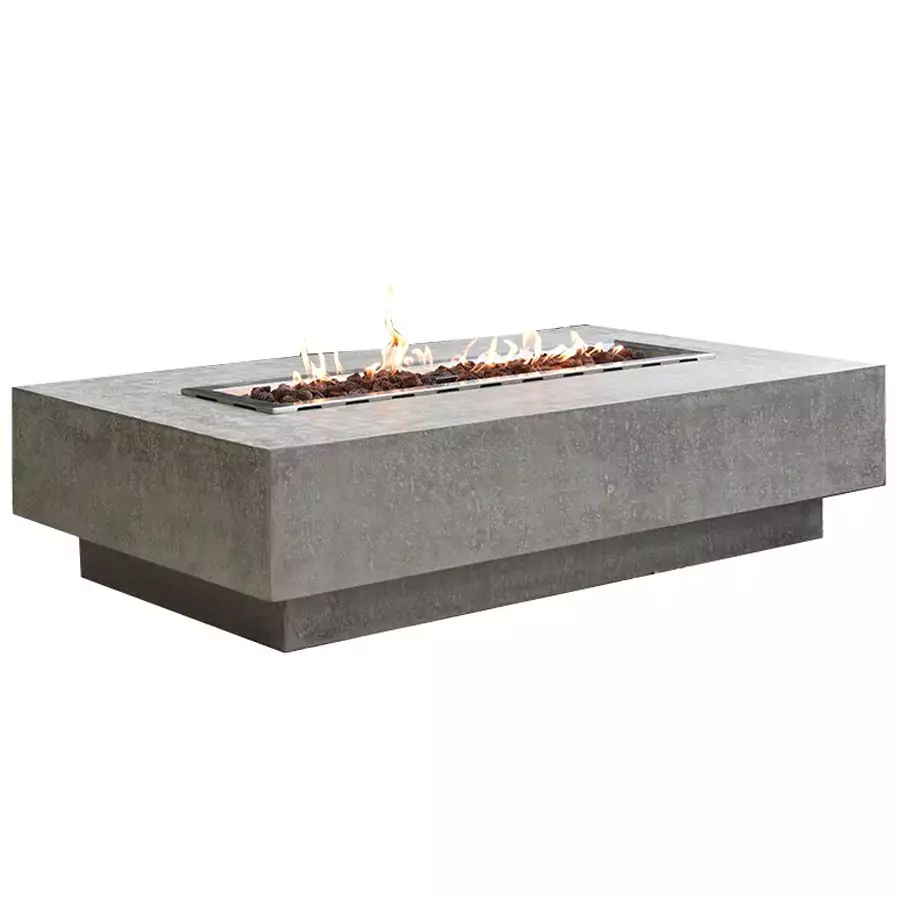 Hampton Rectangle Fire Pit NG