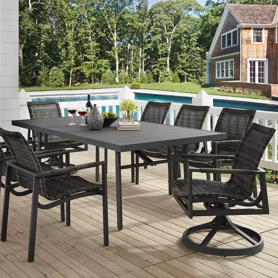 Megan Woven Swivel Chair