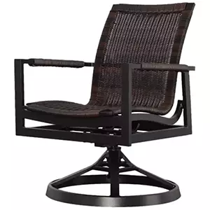 Megan Woven Swivel Chair