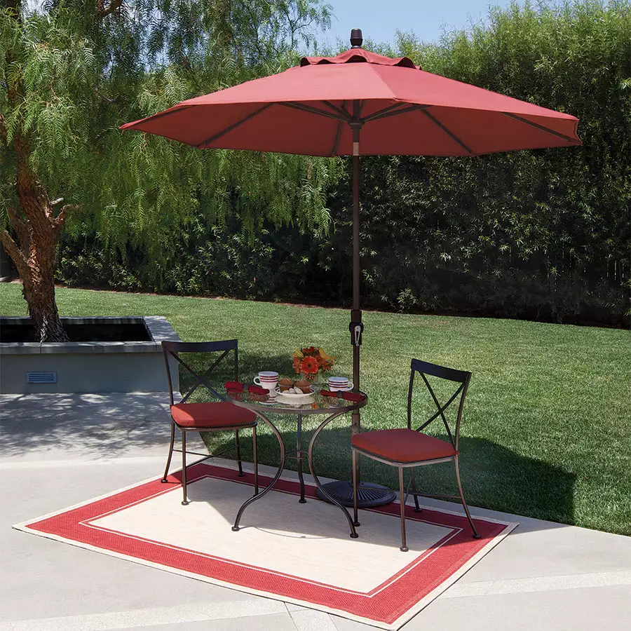 Lodge Redwood Outdoor Rug 5'3