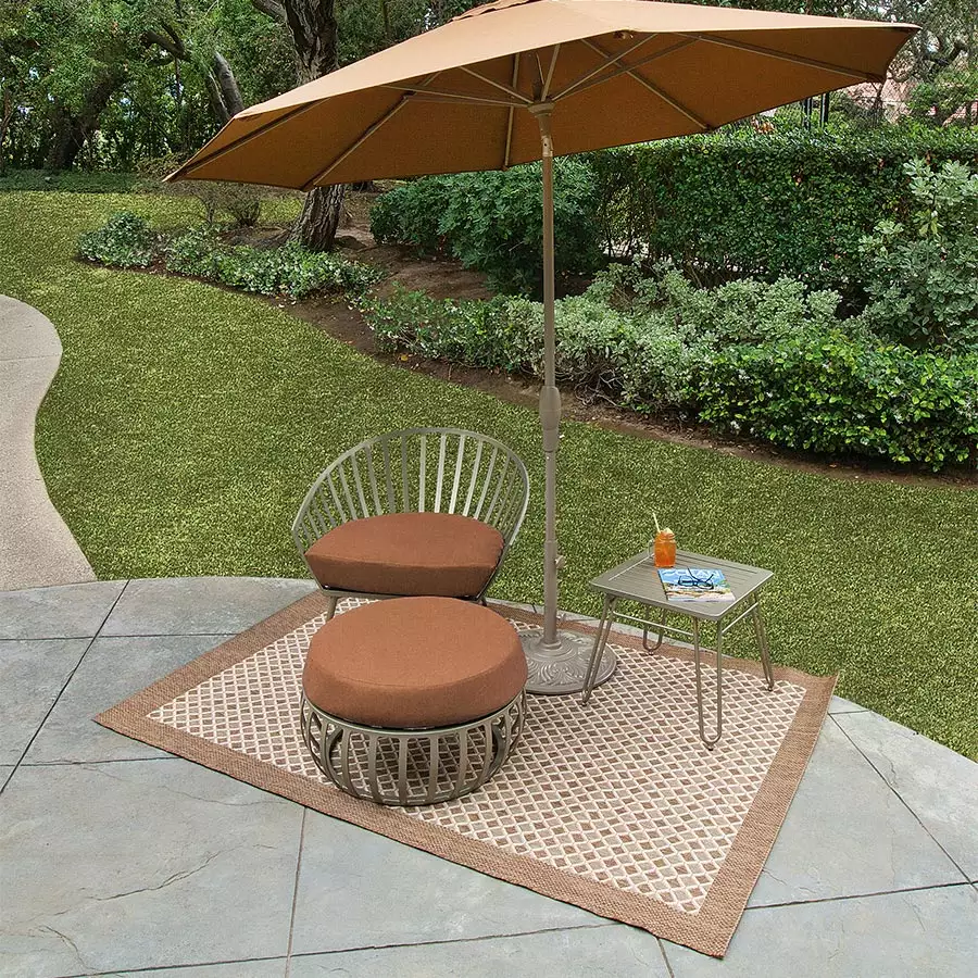 Tuscan Birch Outdoor Rug 5'3