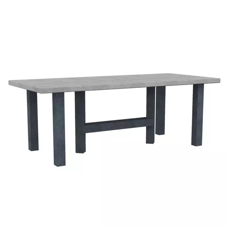Napa Dining Table, Slate Grey/Light Grey