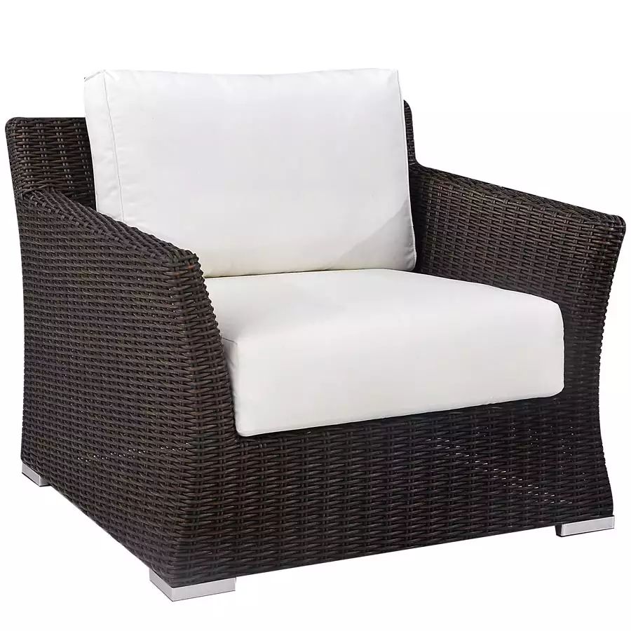 Savannah Club Chair With Linen Silver