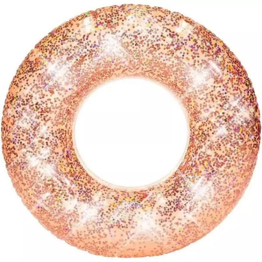 Glitter Pool Tube Rose Gold Jumbo 48"