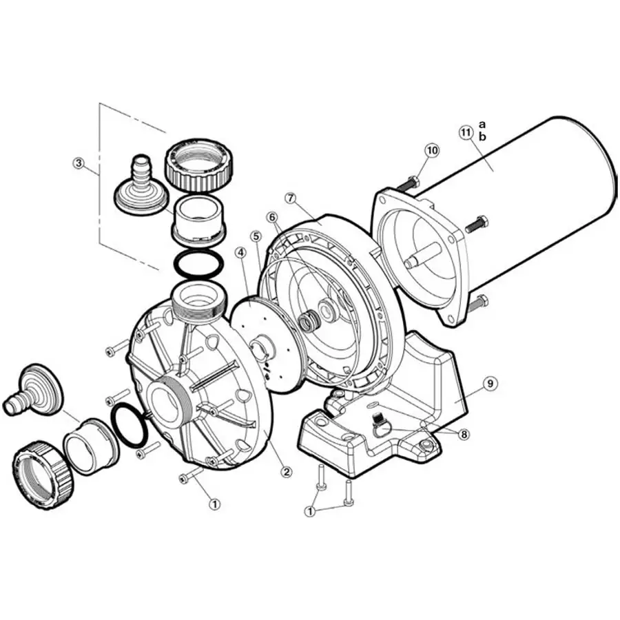 Hayward - Cleaner Parts - Booster Pump