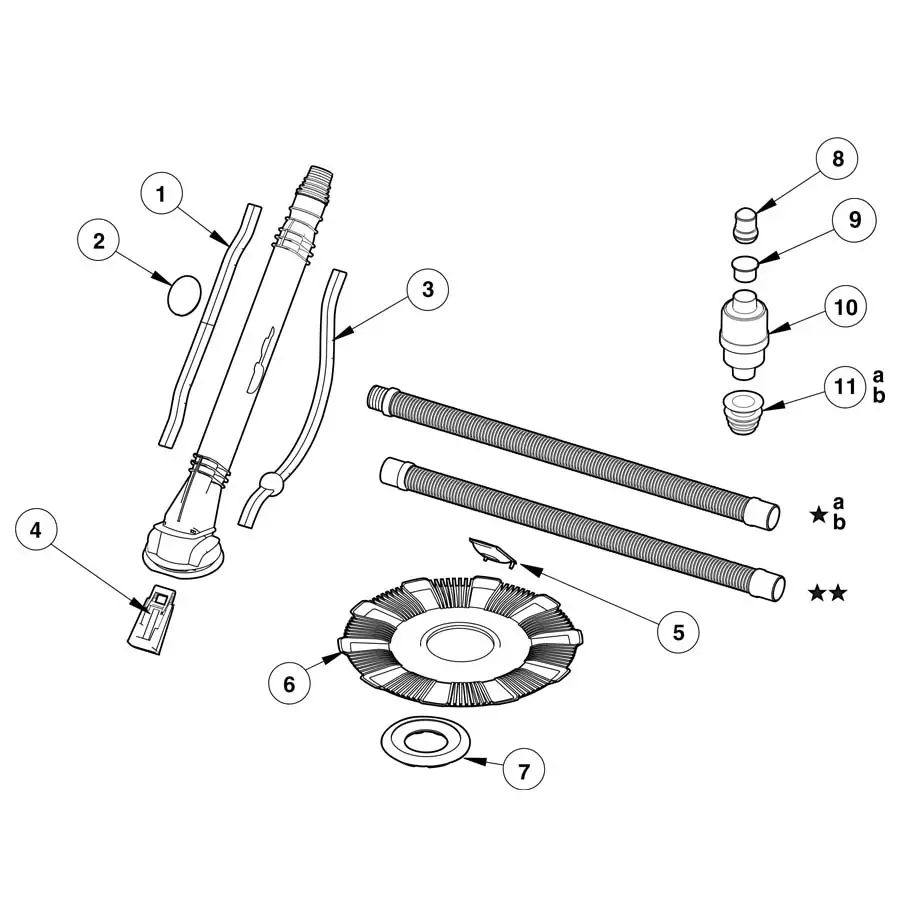 Hayward - Cleaner Parts - DV1000/Aquaray/Sunray