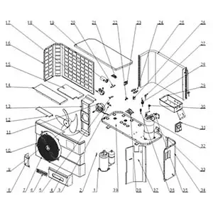 Hayward - Heat Pump Parts - HP50A1