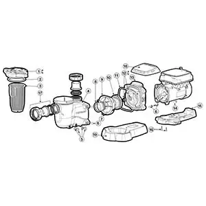 Hayward - Pump Parts - Max Flo VS - SP2303VSP - SP23115VSP - SP23520VSP - SP23510VSP