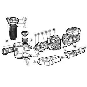 Hayward - Pump Parts - Max Flo VS - SP2300VSP - SP2302VSP - SP2302VSPND
