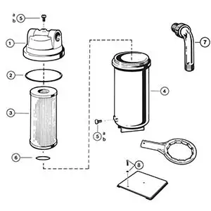 Hayward - Cartridge Filter Parts - Microstar-Clear