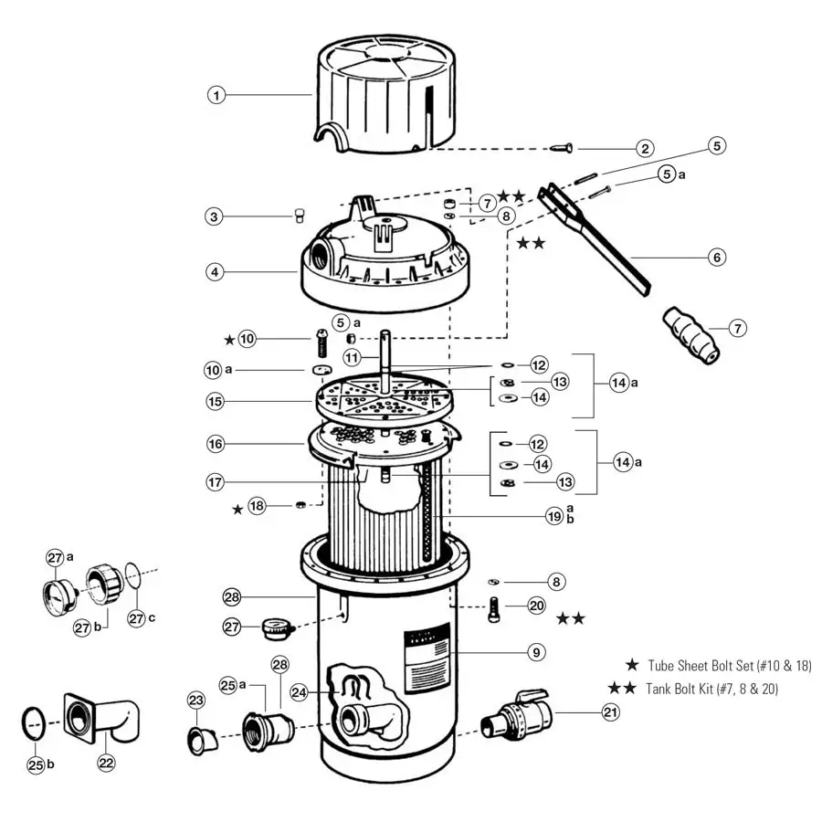Hayward - DE Filter Parts - Perflex DE
