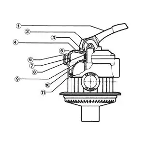 Hayward - Valve Parts - Multiport Valve - SP0704