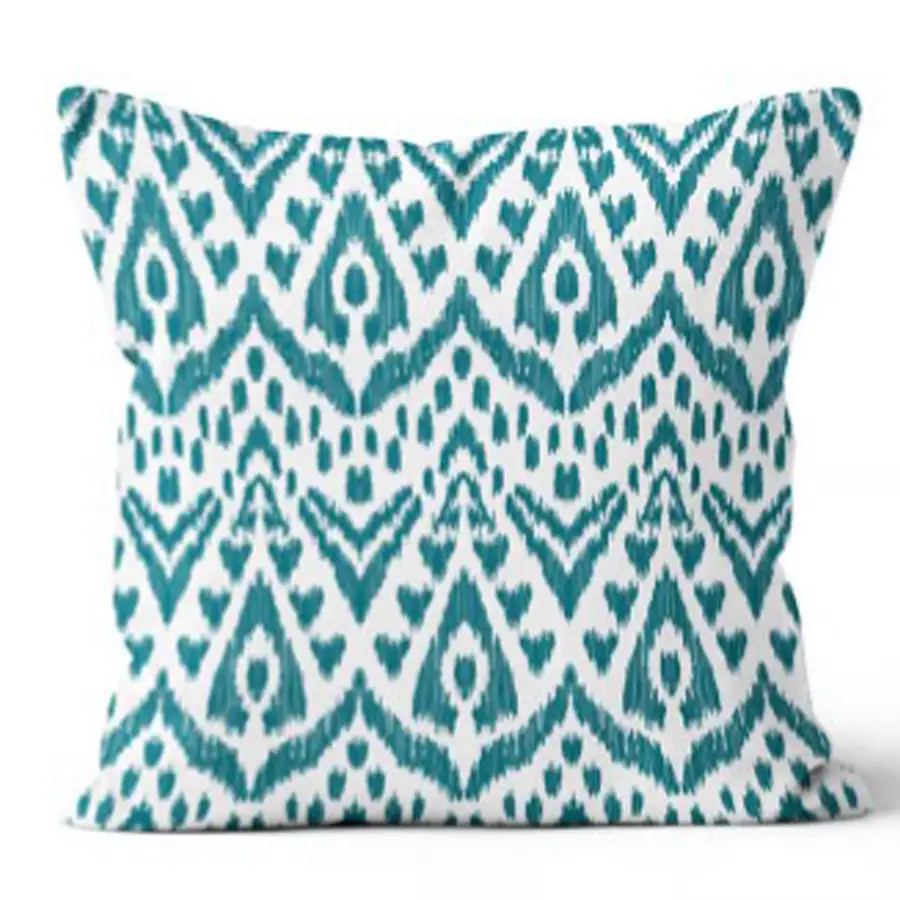 24 Square Ansley Teal Pillow
