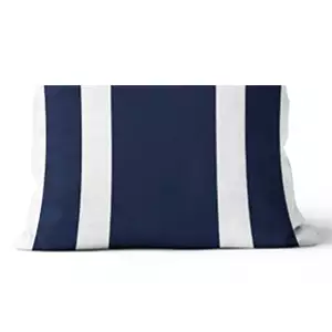 16” x 24” Wide Stripe Navy Bolster Pillow