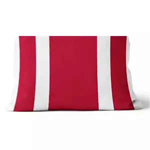 16” x 24” Wide Stripe Cherry Bolster Pillow