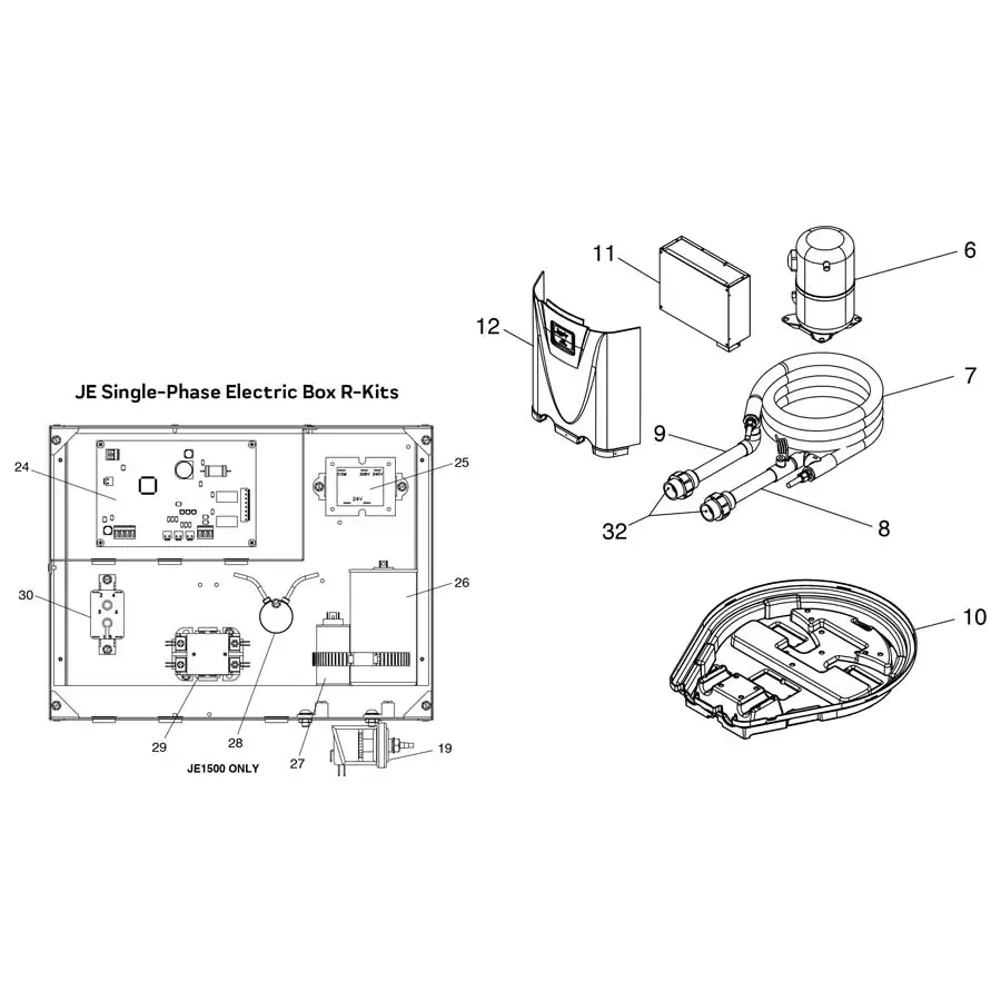 Jandy/Zodiac - Heat Pump Parts - JE Heat Pump (2013-Present)