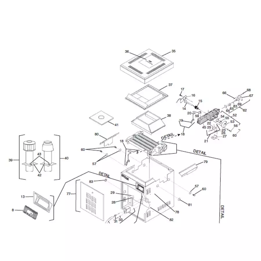 Jandy/Zodiac - Heater Parts - Lite2 LJ Pool/Spa Heater (Discontinued 2003 - 2009)