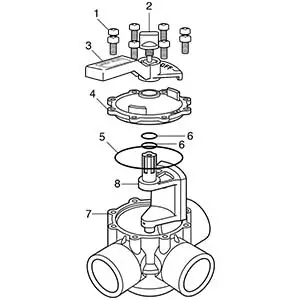 Jandy/Zodiac - Valve Parts - Never Lube Standard Diverter (1 1/2\