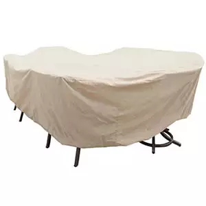 Large Oval Table and Chair Cover