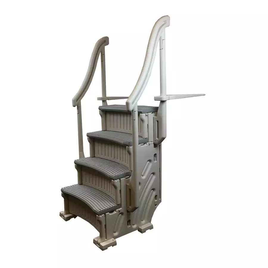 Confer Curve Base 4-Step Staircase