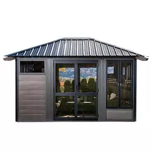 Madrid 11' x 11' Enclosed Gazebo