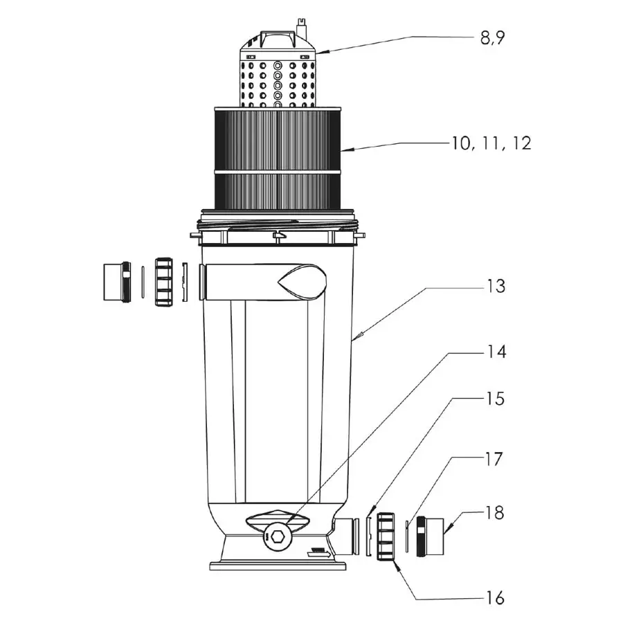 Pentair - Cartridge Filter Parts - Clean & Clear RP Filters