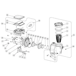 Pentair - Pump Parts - Intelliflo VS + SVRS Pump (After June 2016)