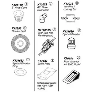Pentair - Cleaner Parts - Kreepy Krauly Cleaner Hose & Accessories (1993 & Earlier)