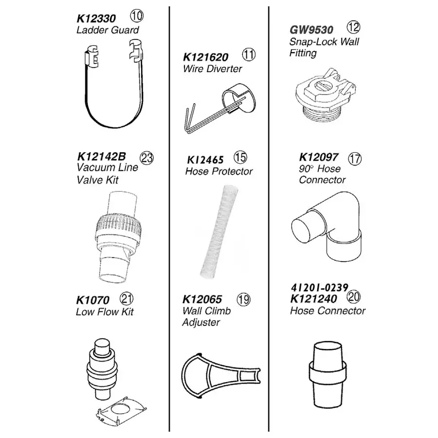 Pentair - Cleaner Parts - Kreepy Krauly Cleaner Hose & Accessories (1993 & Earlier)