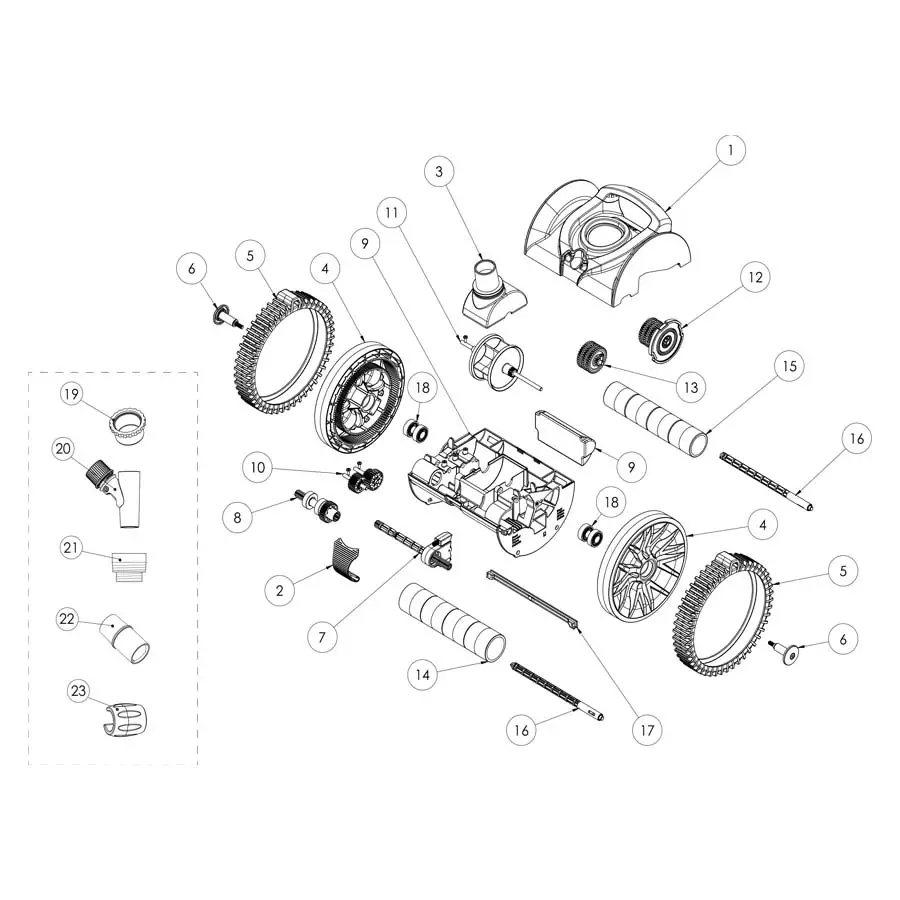 Pentair - Cleaner Parts - Kreepy Krauly Warrior