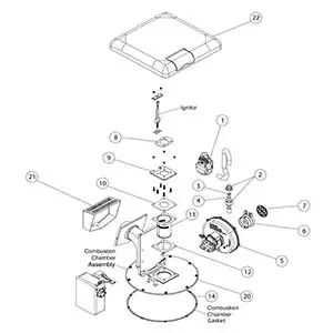 Pentair - Heater Parts - Mastertemp 125 Burner System