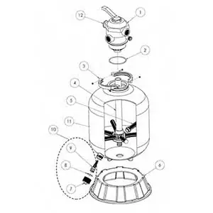 Pentair - Sand Filter Parts - Sand Dollar