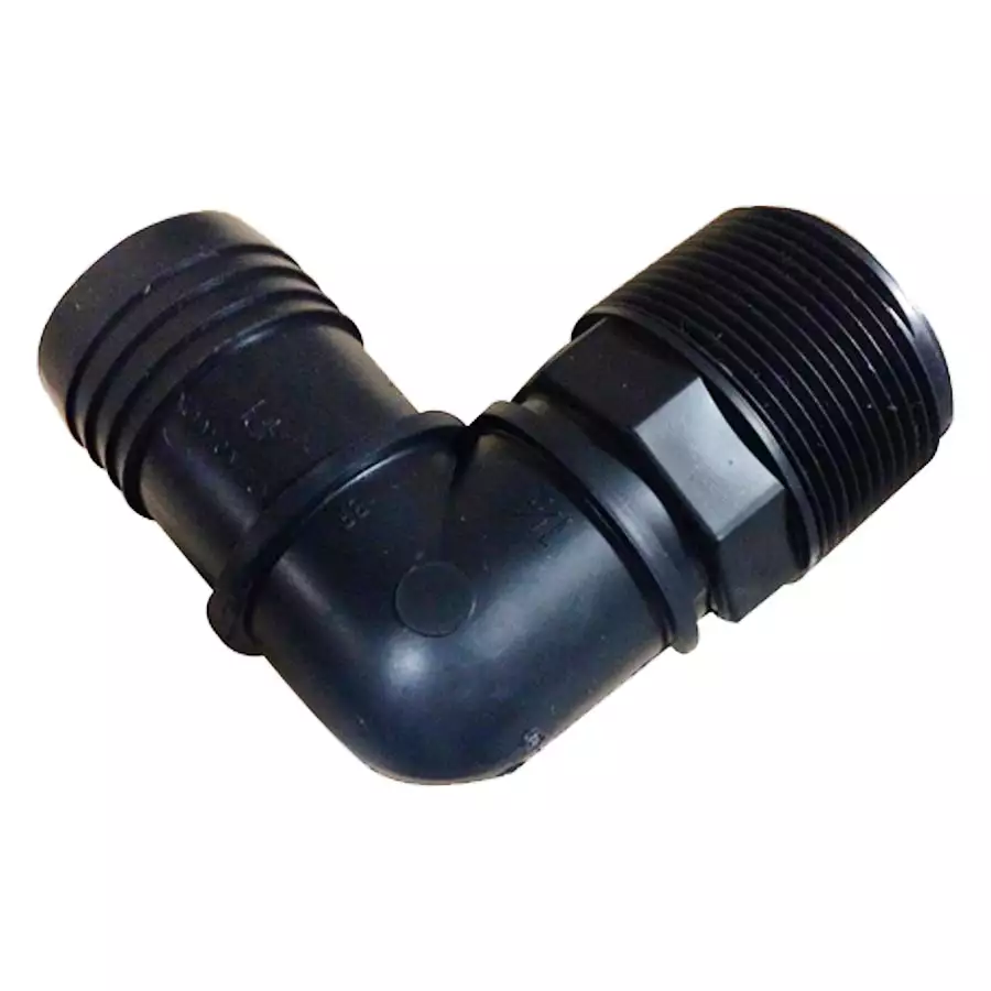 1 1/2" Threaded Elbow X 1 1/2" Hose