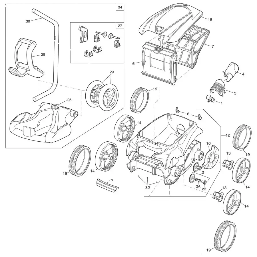 Polaris - Cleaner Parts - F9450 Sport