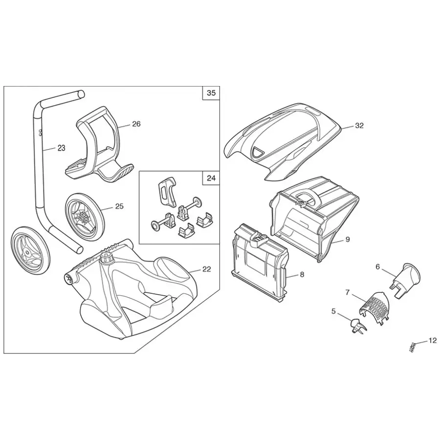 Polaris - Cleaner Parts - F9650IQ Sport