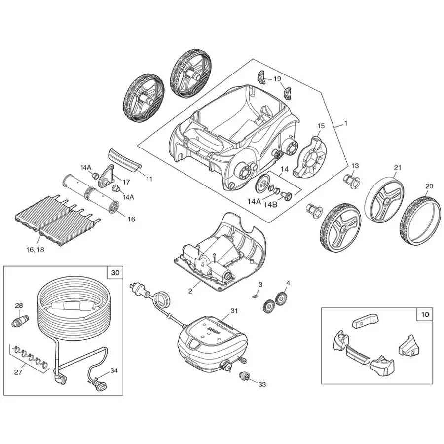 Polaris - Cleaner Parts - F9650IQ Sport