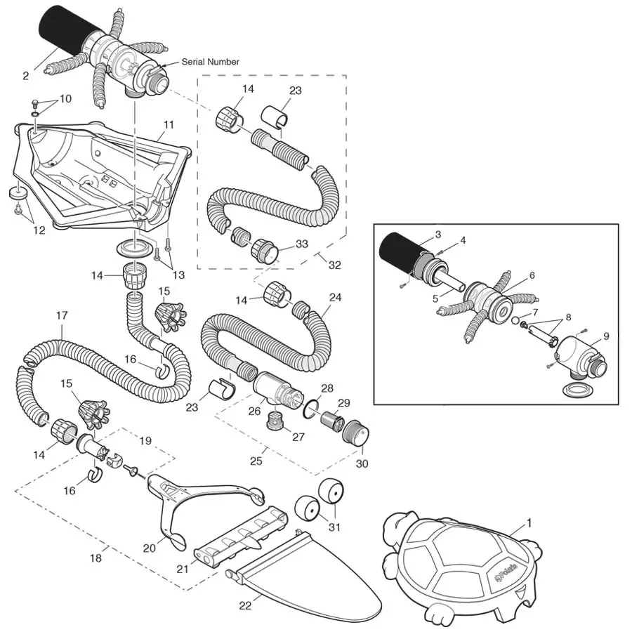 Polaris - Cleaner Parts - Turbo Turtle 