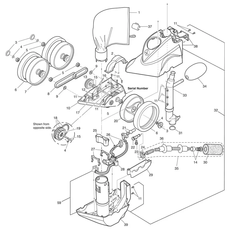 Polaris - Cleaner Parts - Vac Sweep 380 (F3)