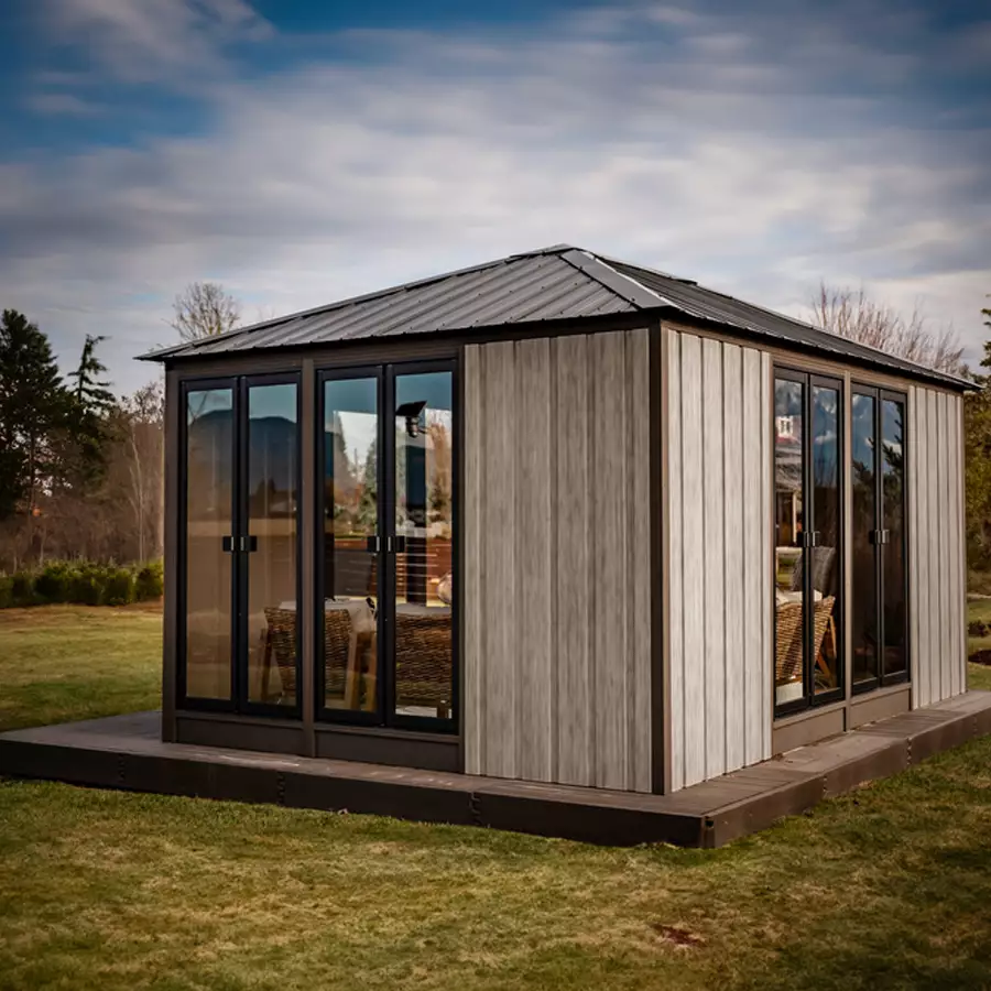 Sofia 11' x 11' Enclosed Gazebo