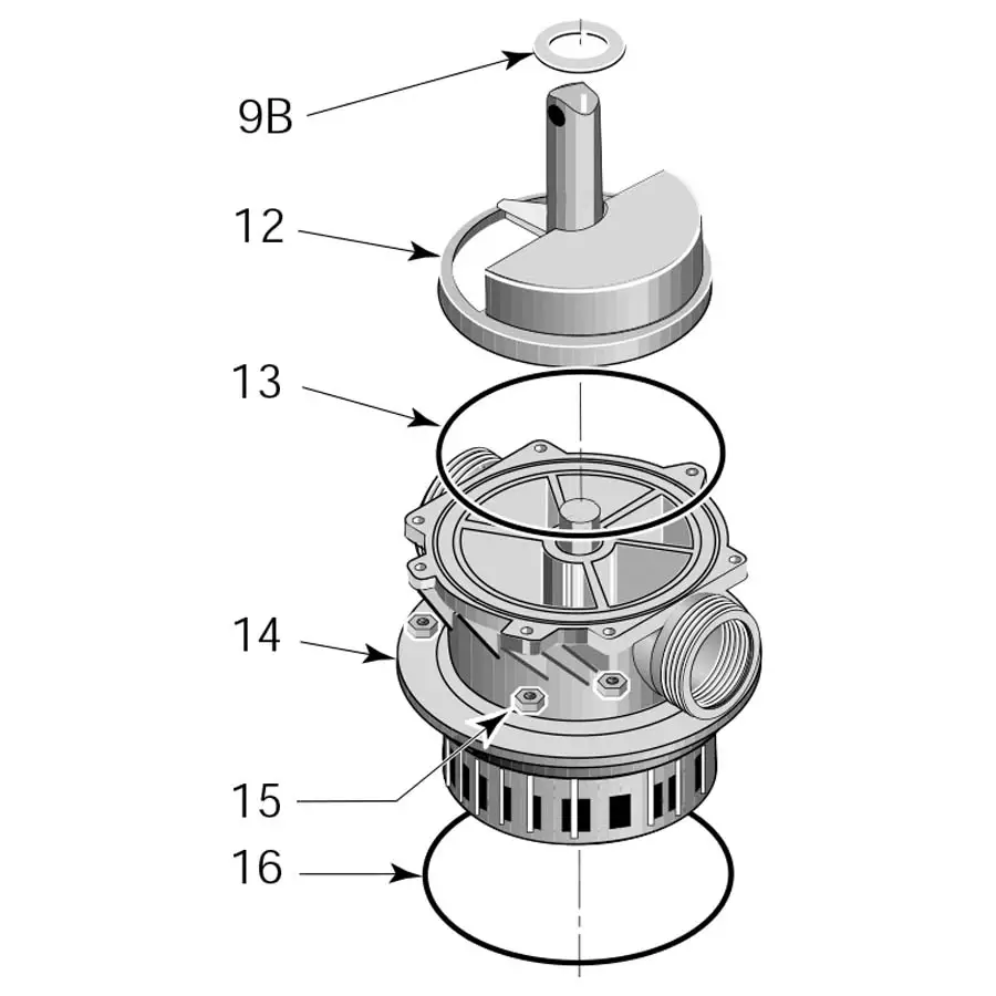 Sta-Rite - Valve Parts - Multiport 1-1/2
