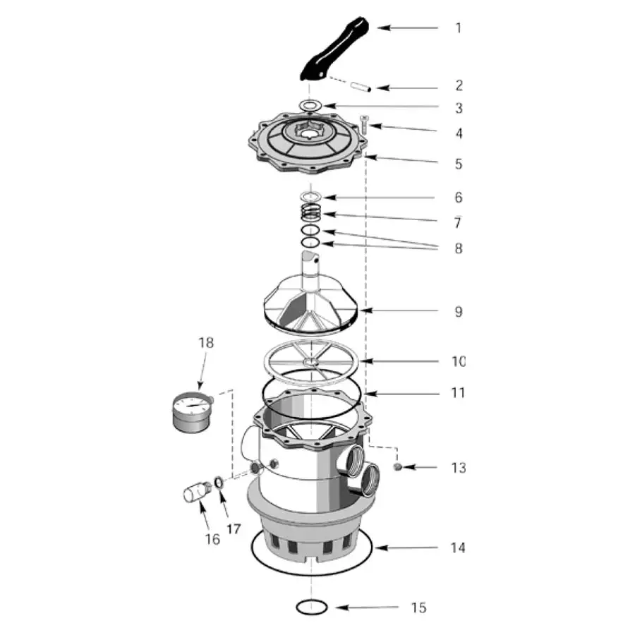 とん　Demiurvo Sta-Rite - Valve Parts - Multiport 2