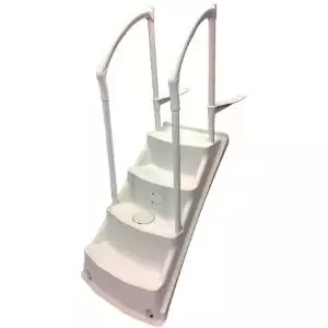 Royal II AG Step Pearl Grey and Handrails