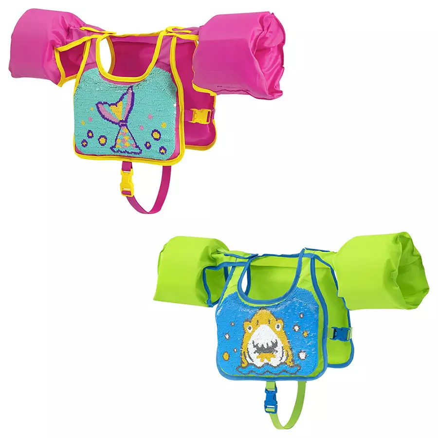 Flip N' Reveal Sequin Swim Vest