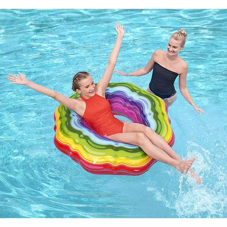 Rainbow Ribbon Swim Tube