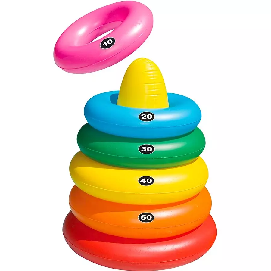 Giant Ring Toss Pool Game Swimline TOY 90287 Pioneer Family Pools