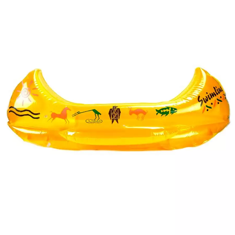 Inflatable toy store canoe