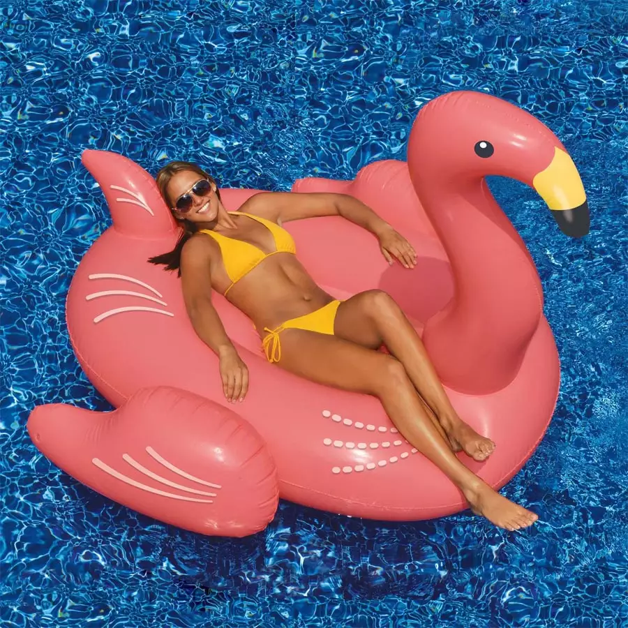 Giant Flamingo Ride-On Float